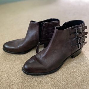Franco Sarto Cyan Buckle Booties